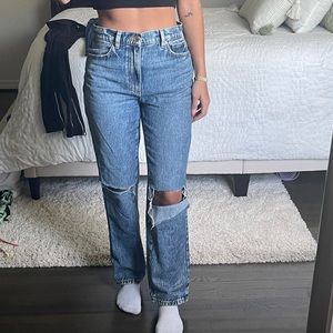 Dark wash jeans